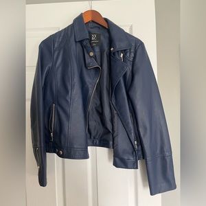 New York & co faux leather jacket